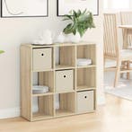 vidaXL Dressoir met lade Sonoma Eik 73,5 x 24 x 69,5 cm, Verzenden, Nieuw