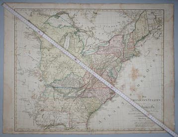 États-Unis - -; D. Sotzmann - Die Vereinigten Staaten von, Livres, Atlas & Cartes géographiques