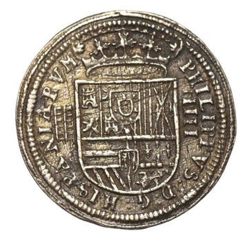 Spanje. Felipe II. 4 Reales 1590 Segovia