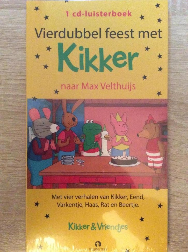 Vierdubbel feest met Kikker (Luisterboek) 9789047624813, Boeken, Schoolboeken, Zo goed als nieuw, Verzenden