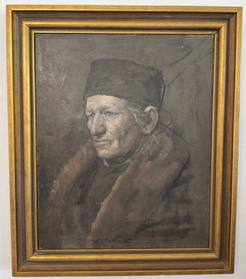 Charles F.Vuillermet (1849-1918), Kring van - Portrait of an