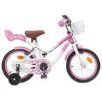 vidaXL Kinderfiets Met Zijwieltjes 14 Inch voor 3-5 jaar oud, Fietsen en Brommers, Verzenden, Nieuw