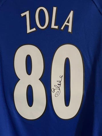 Chelsea - Engelse Premier League - Signed Gianfranco Zola -, Nieuw