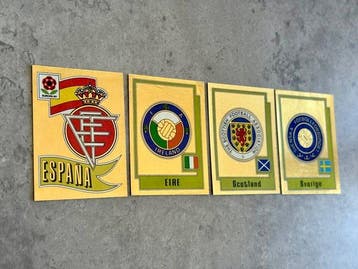 Panini Europa 80 EURO Badge 176,199,244,254 Original edition, Nieuw