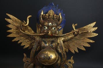Garuda statue - Metaal - China (Zonder minimumprijs), Antiquités & Art