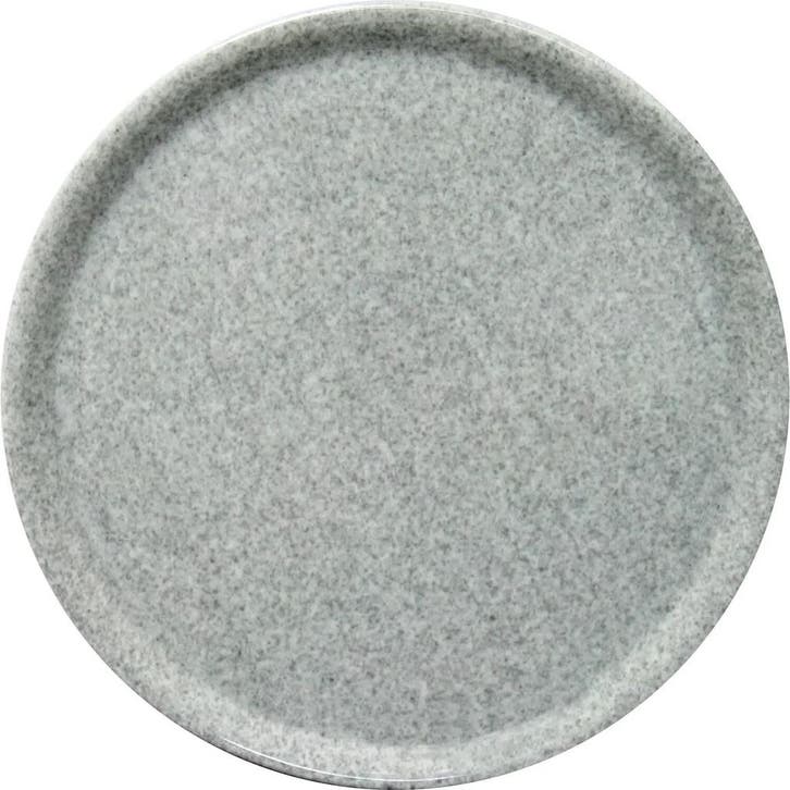Pizza-/Pannenkoekenborden | GRANITE | Porselein | Grijs | 6, Zakelijke goederen, Horeca | Keukenapparatuur, Nieuw in verpakking