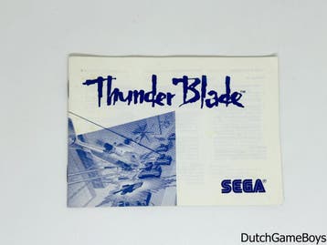 Sega Master System - Thunder Blade - Manual, Autos : Divers, Modes d'emploi & Notices d'utilisation, Verzenden