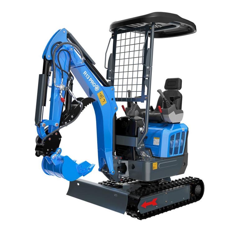 Rippa R13 PRO-1,3 ton minigraver-Kubota - NIEUW 3j garantie, Zakelijke goederen, Machines en Bouw | Kranen en Graafmachines, Graafmachine