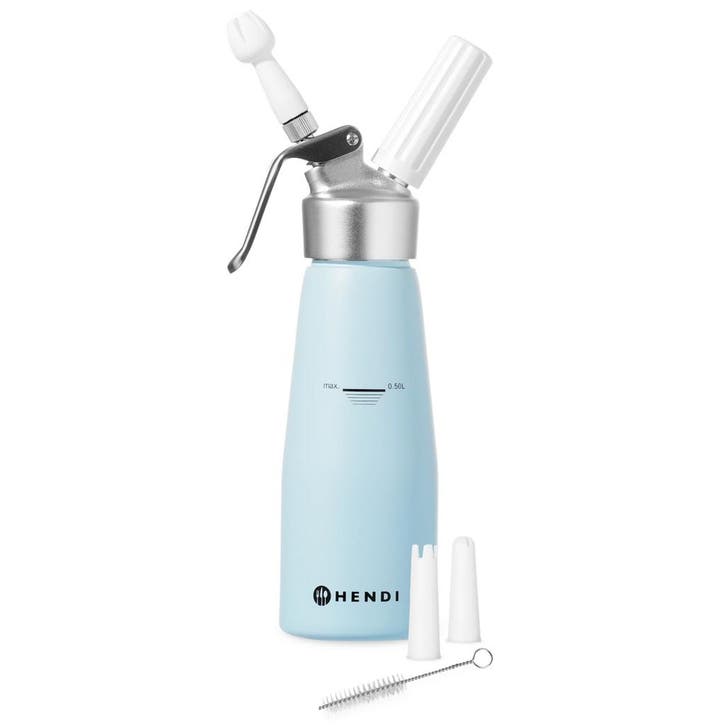 Slagroomapparaat | Aluminium | Div. Kleuren | 0.5L | 3, Zakelijke goederen, Horeca | Keukenapparatuur, Nieuw in verpakking, Verzenden