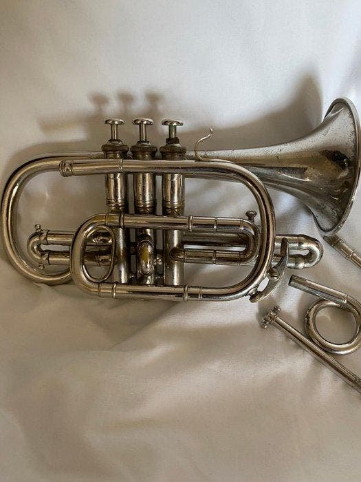 Couesnon - - Kornet - Frankrijk, Muziek en Instrumenten, Blaasinstrumenten | Blokfluiten