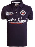 Geographical Norway Polo Shirt Zwart Corsica Island Kulampo, Kleding | Heren, Verzenden, Nieuw