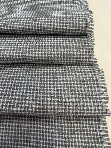linnenstof met microgeometrisch patroon - Textiel - 500 cm -