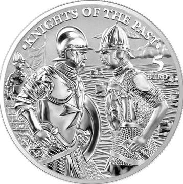 Malta. 5 Euro 2022 Malta – Knights of the Past – 1 oz Silver