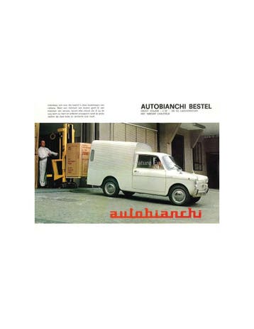 1966 AUTOBIANCHI BIANCHINA FURGONCINO BROCHURE NEDERLANDS