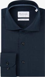 2dekans | Michaelis slim fit heren overhemd - dobby - groen, Ophalen of Verzenden