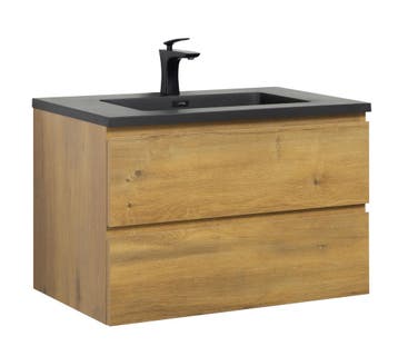 Badkamermeubel Set Angela 80cm Eiken Badmeubel, Verzenden