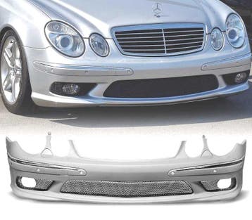 PARE CHOCS FRONTAL POUR MERCEDES W211 02-06 PDC LOOK AMG, Verzenden