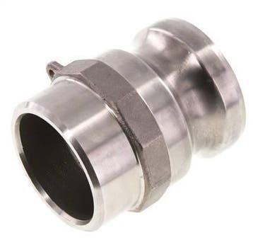 Coupleur Camlock DN 50 (2) en acier inoxydable à souder, Verzenden, Nieuw