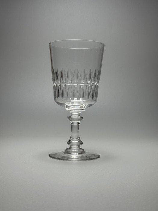 Val Saint Lambert - Wijnglas (6) - Servies THÉODORA - 200 ml, Antiquités & Art, Antiquités | Verre & Cristal