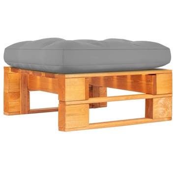vidaXL Tuinhocker pallet honingbruin geïmpregneerd, Verzenden, Nieuw