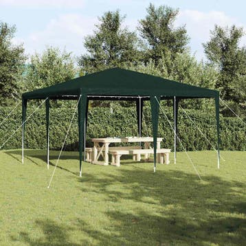 vidaXL Partytent Groen 400 x 400 x 266 cm Polyethyleen en, Verzenden