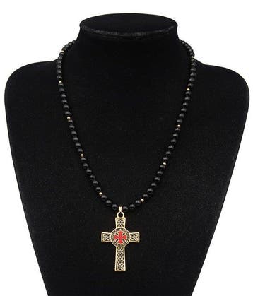 Croix des Templiers – obsidiaan – Erfgoed der Kruisvaarders