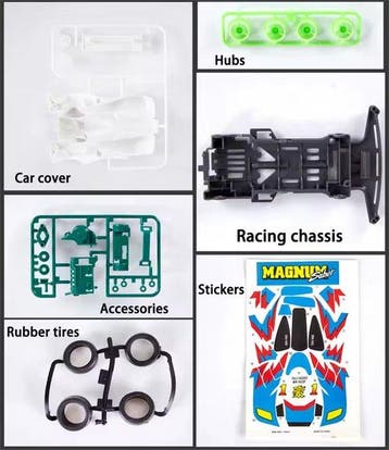 1:32 - Model raceauto (10) - Mini 4WD race cars