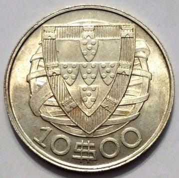 Portugal. Republic. 10 escudos -1948 (Sans prix de réserve)