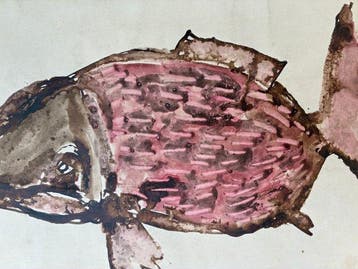 René Allio (1924-1995) - Le poisson - art brut (vendu sans