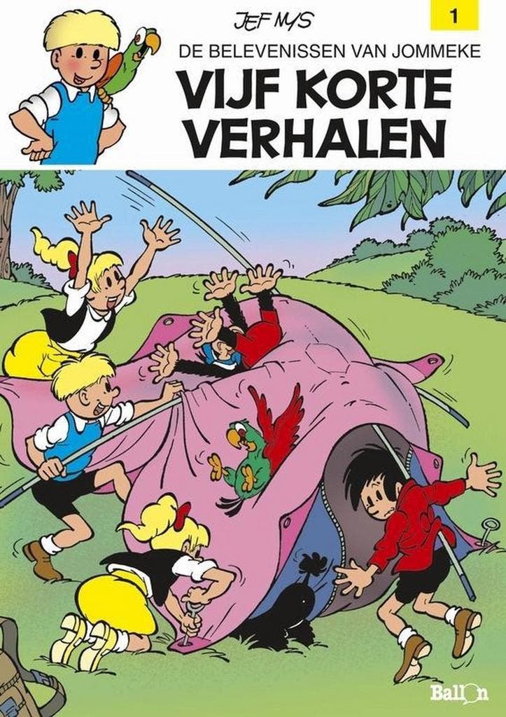 Vijf korte verhalen / De belevenissen van Jommeke Buiten, Boeken, Stripverhalen, Gelezen, Verzenden