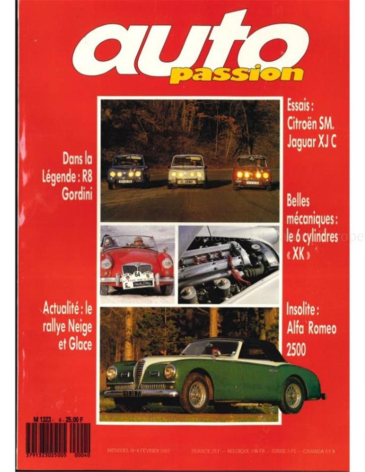 1987 AUTO PASSION TIJDSCHRIFT 4 FRANS, Livres, Autos | Brochures & Magazines