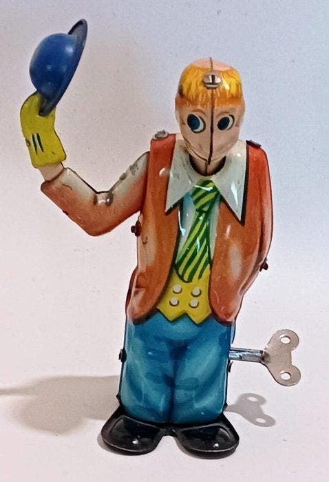 NBN - Jouet en étain - Polite Gentleman - 1950-1960 -, Antiquités & Art, Antiquités | Jouets