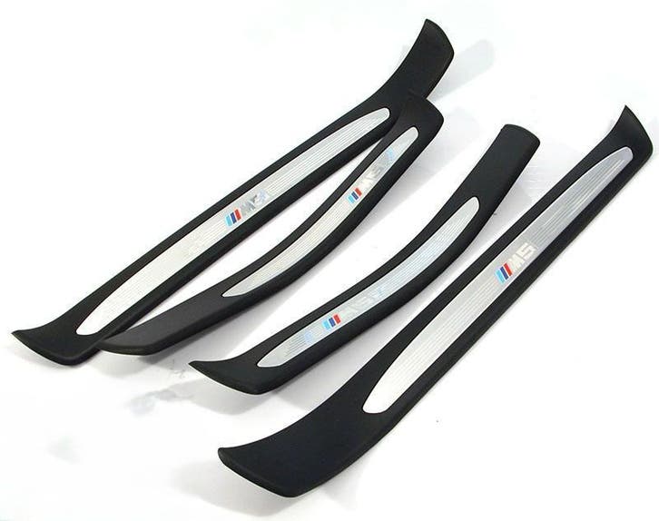 BMW E60 03-09 instaplijsten set M5-stijl, Auto-onderdelen, Carrosserie, Nieuw, BMW, Links, Rechts