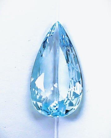 Aquamarijn - 8.34 ct - International Gemological Institute, Nieuw