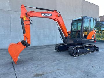 Veiling: Midigraafmachine Doosan DX55-9C Diesel 2018, Articles professionnels, Machines & Construction | Grues & Excavatrices