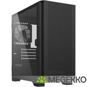 Montech AIR 100 LITE Micro ATX Tempered Glass Zwart, Verzenden, Nieuw
