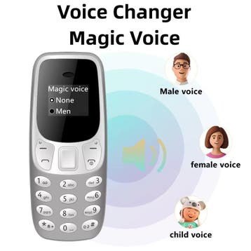 BM10 Mini Telefoon - 0.66 inch HD Scherm - Dual SIM -, Verzenden, Nieuw