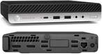 HP Prodesk 600 G5 mini PC, 8GB , 128GB SSD , i3-8100T, 2 tot 3 Ghz, 8 GB, Ophalen of Verzenden, Zo goed als nieuw
