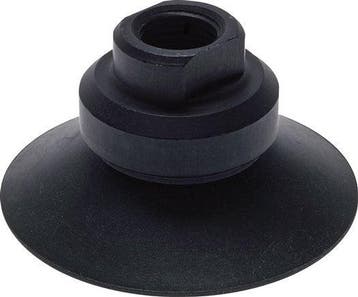 22 Mm Plat CR Noir Ventouse À Vide M5 Ou G 1/8 Pouce, Verzenden