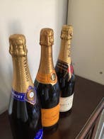Pommery, Veuve Clicquot, Moët & Chandon - Champagne Brut - 3, Verzamelen, Nieuw
