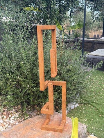 Ana Lucia B.M - Sculpture Corten - XL - No Reserve