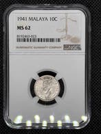 Brits-Indië. George VI. 5 Cents 1941 NGC MS62 (Zonder