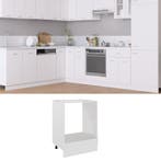 vidaXL Ovenkast Lyon 60x46x81,5 cm bewerkt hout wit, Verzenden, Nieuw
