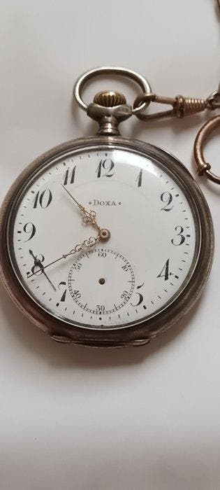 pocket DOXA silver - chain - silver - No Reserve Price -