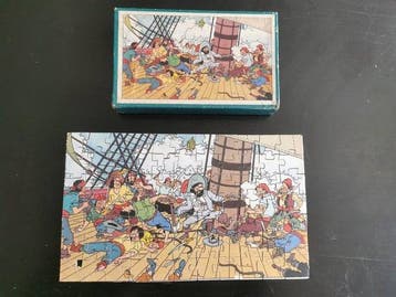 Tintin - 1 Puzzle Timbres Tintin - Le trésor de Rackham le