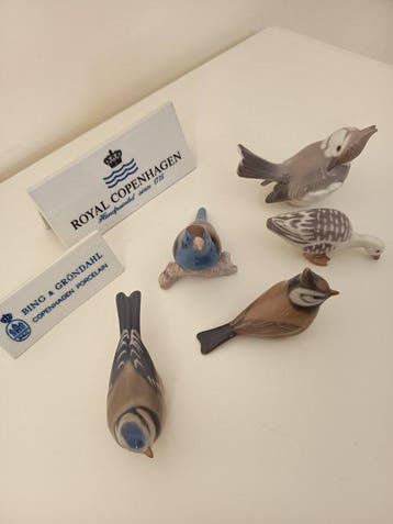 Royal Copenhagen, Bing & Grondahl - Figurine - Uccelli in, Antiek en Kunst
