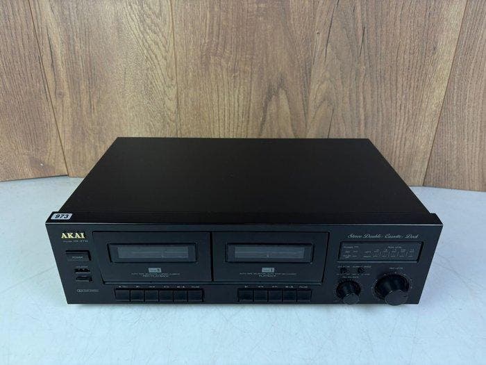 Akai - HX-27W - Double Lecteur de cassettes audio, Audio, Tv en Foto, Radio's