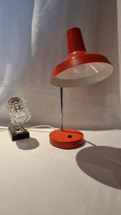 Lampe de table (2) - Métal, Verre - Lot doriginaux, Antiek en Kunst, Curiosa en Brocante