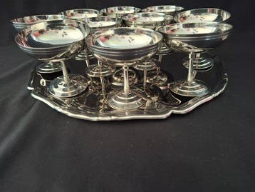 Letang Rémy - Verre à champagne (21) - Inox 18/10 - Coupes à