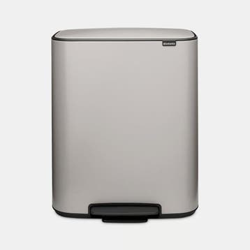 Brabantia Bo Prullenbak 60 liter — gebruikt, Huis en Inrichting, Woonaccessoires | Prullenbakken, Verzenden, Nieuw